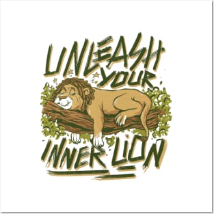 Unleash your inner Lion Posters and Art